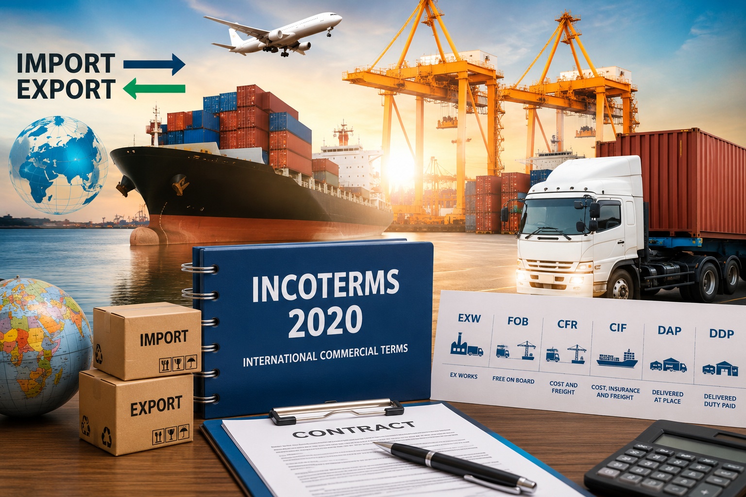 Import & Export In International Trade & Incoterms 2020
